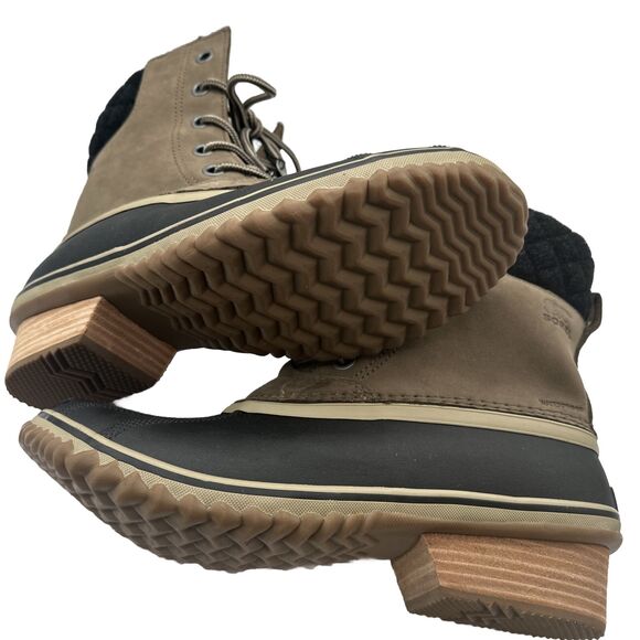 Sorel Slimpack Lace II Lined Waterproof boots Gray 11 23-04 - Picture 16 of 16